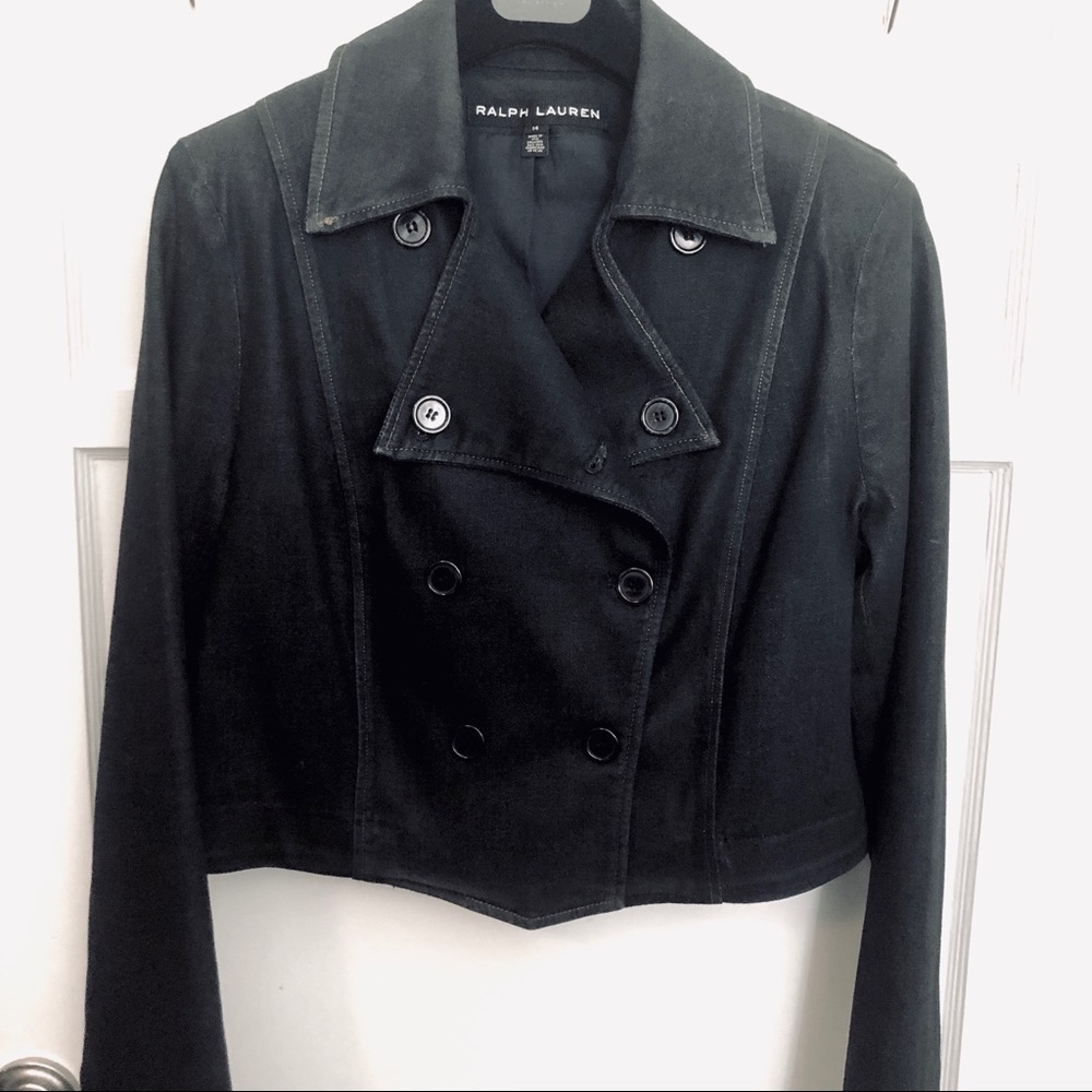 Ralph Lauren Black Label Cropped Denim Jacket